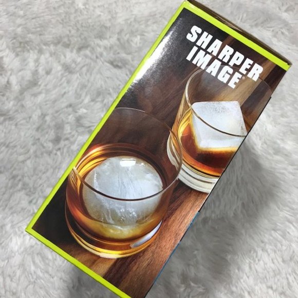 NWOT Sharper Image 2 PC XL Slow Melting Cube & Sphere Ice Molds Combo Pack - Picture 10 of 12